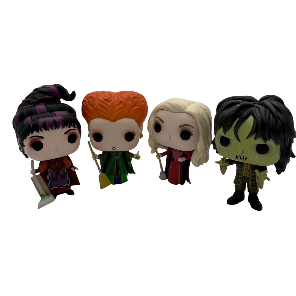 Funko Pop Disney Hocus Pocus Sanderson Sisters & Billy Butcherson Lot of 4